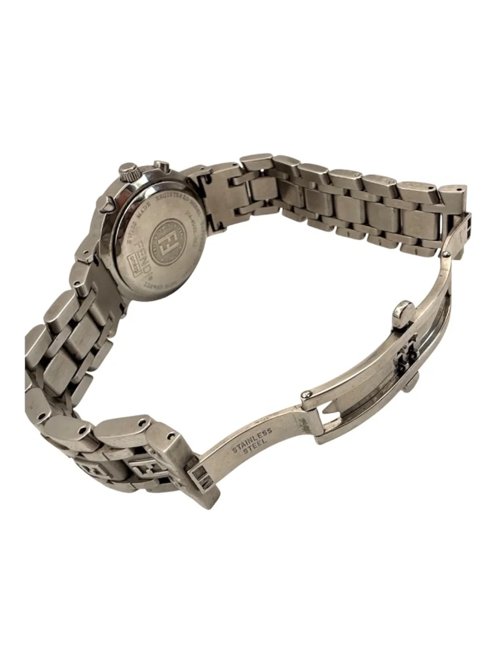 VINTAGE Fendi Orologi 4500L Zucca Chronograph Watch - Fresh Battery